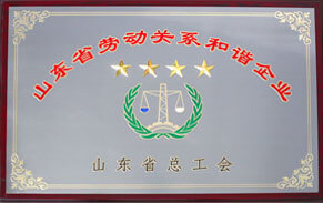 山東省勞動關(guān)系和諧企業(yè)